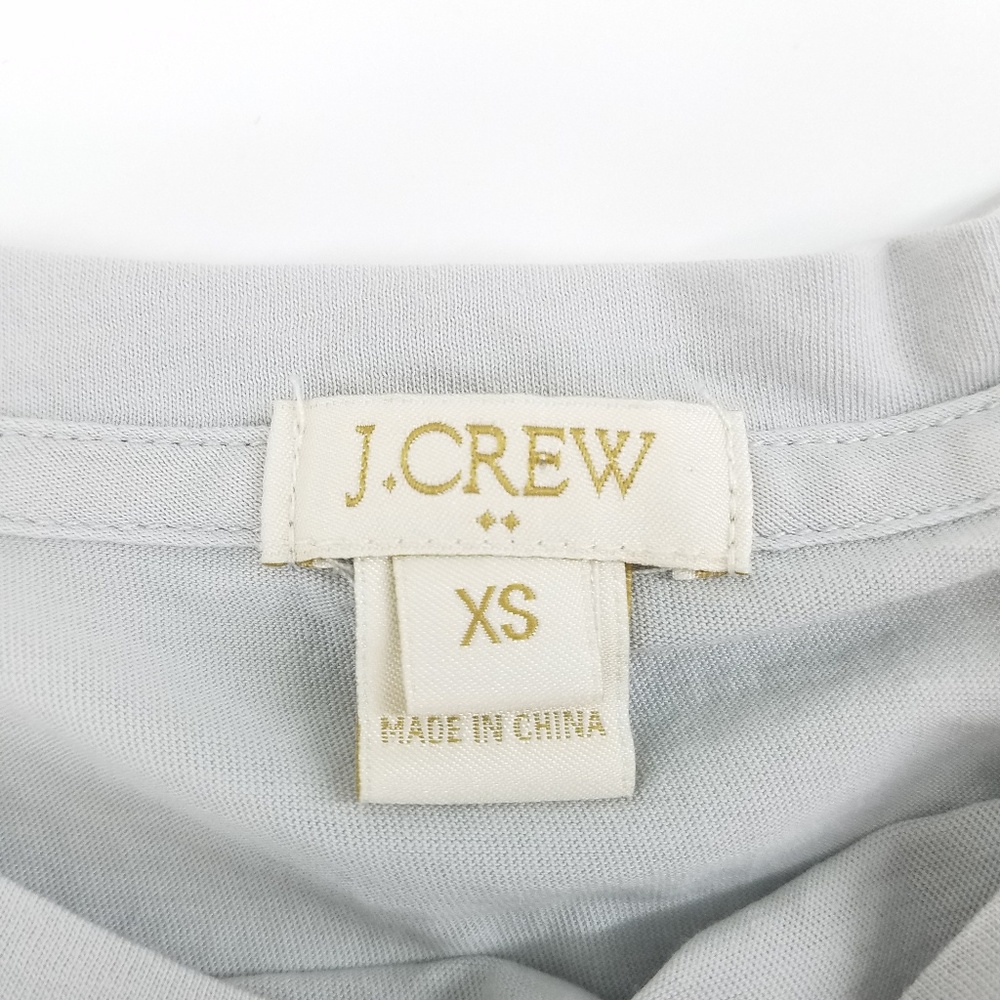 J. Crew Factory Embroidered Stripe Top - Picture 7 of 8